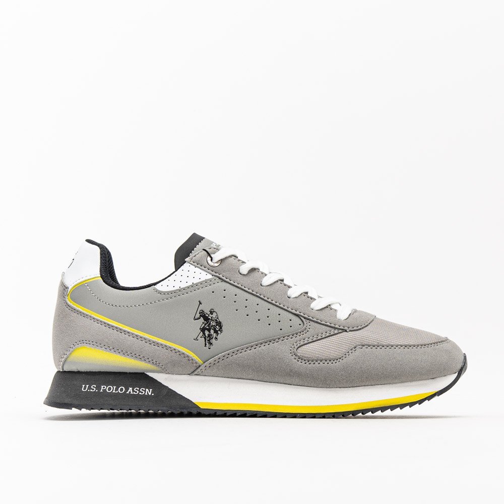 U S Polo Assn Nobil Grey NOBIL4183S1 HY1 30 99 Sneaker Peeker