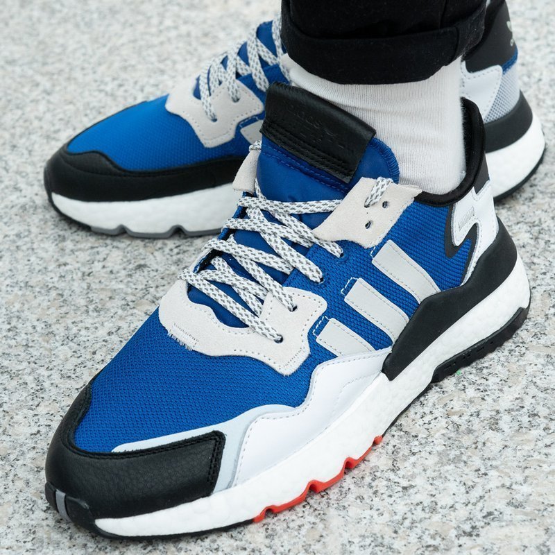 adidas nite jogger bleu