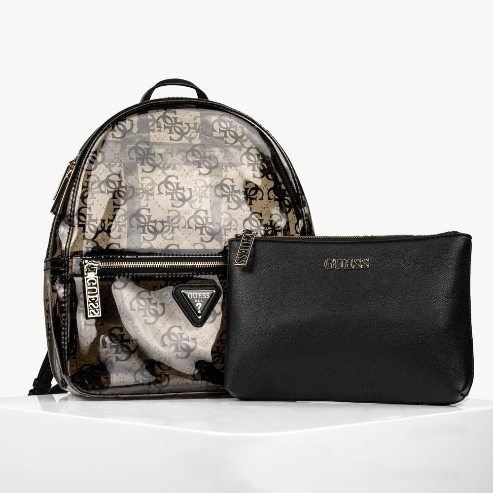 Guess transparent backpack best sale