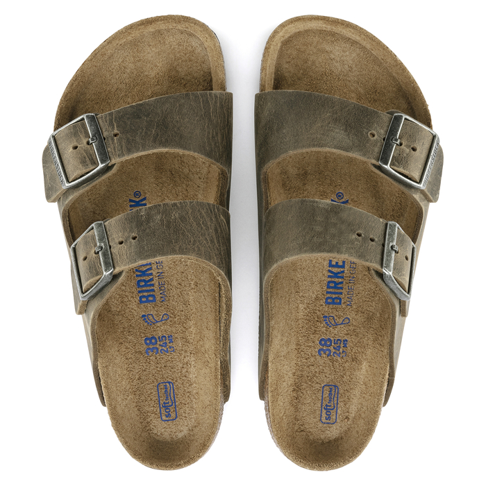 BIRKENSTOCK ARIZONA FL WB FADED KHAKI