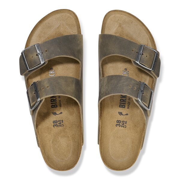 BIRKENSTOCK ARIZONA LEOI FADED KHAKI  