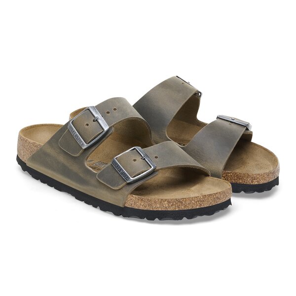 BIRKENSTOCK ARIZONA LEOI FADED KHAKI  