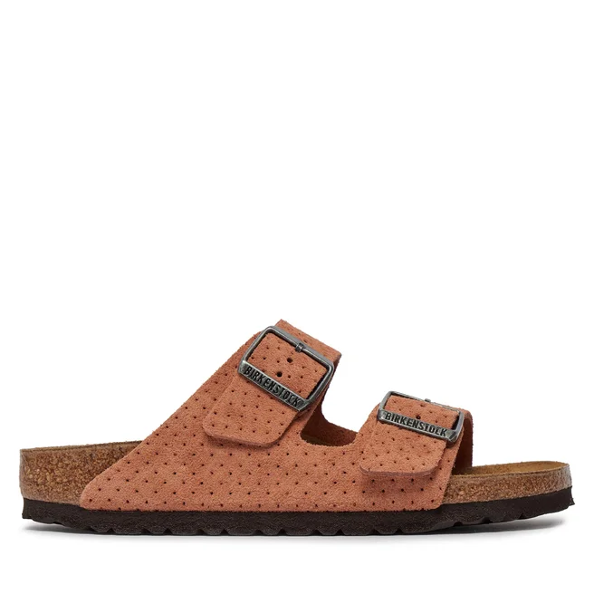 BIRKENSTOCK ARIZONA LEVE DOTTED BURNT ORANGE  