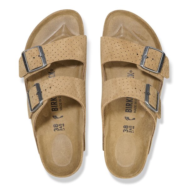 BIRKENSTOCK ARIZONA LEVE DOTTED NEW BEIGE  