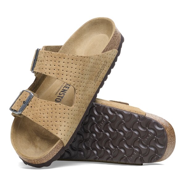 BIRKENSTOCK ARIZONA LEVE DOTTED NEW BEIGE  