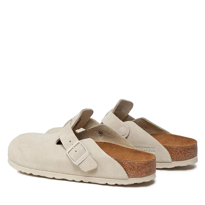 BIRKENSTOCK BOSTON LEVE ANTIQUE WHITE