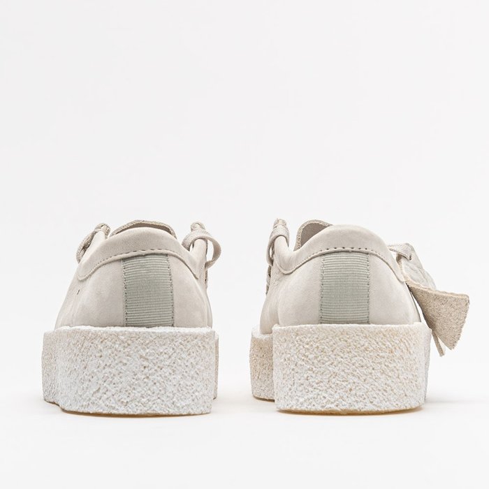 Clarks Wallabee Cup White Nubuck (261581524)
