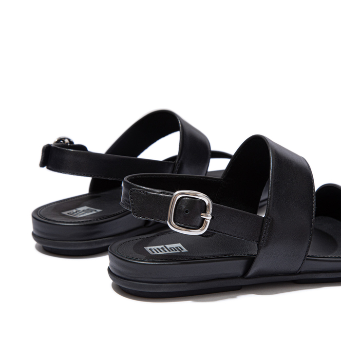 FITFLOP GRACIE LEATHER BACK-STRAP SANDALS