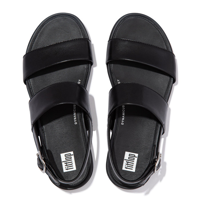 FITFLOP GRACIE LEATHER BACK-STRAP SANDALS