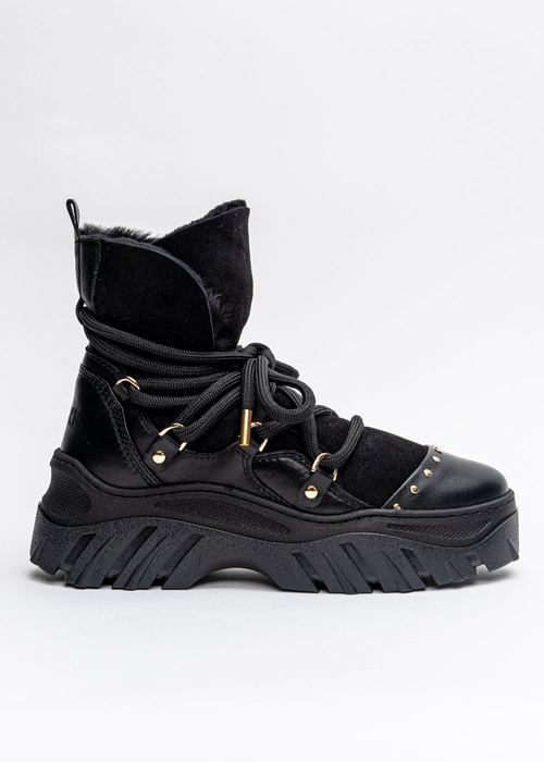 INUIKII Sneaker Trekking Plain Black (70202-114)