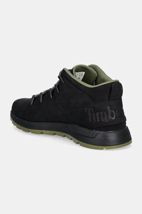 Timberland Sprint Trekker MID LACE UP SNEAKER BLACK NUBUCK W MED GREEN