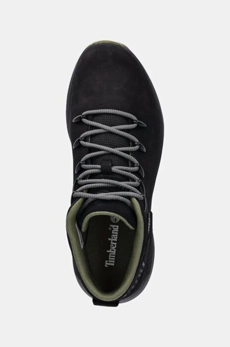 Timberland Sprint Trekker MID LACE UP SNEAKER BLACK NUBUCK W MED GREEN