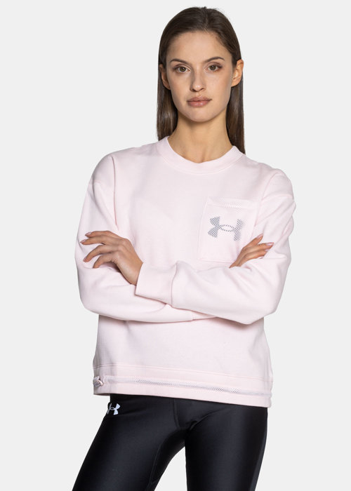 Under Armour Rival Fleece Mesh Crew (1365847-685)