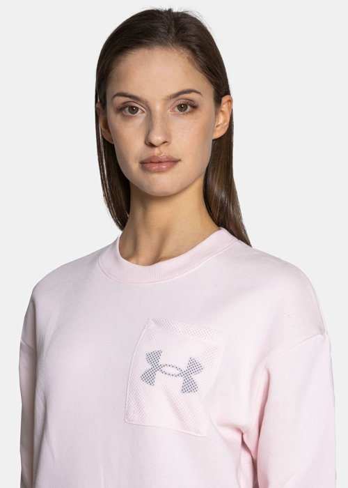 Under Armour Rival Fleece Mesh Crew (1365847-685)