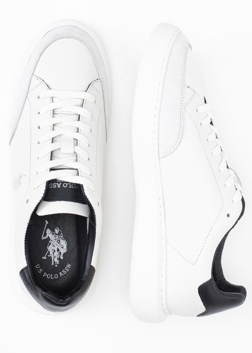 U.S. POLO CRYME005M/3LS1 WHI-BLK01 