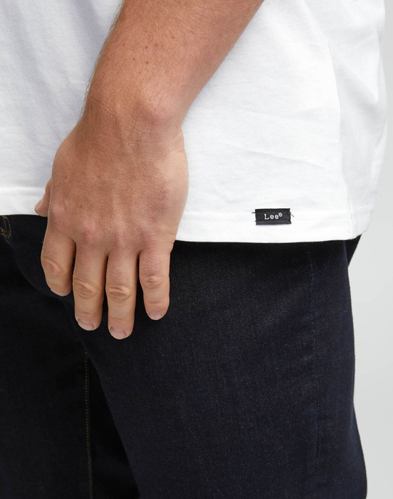 LEE TWIN PACK CREW WHITE 