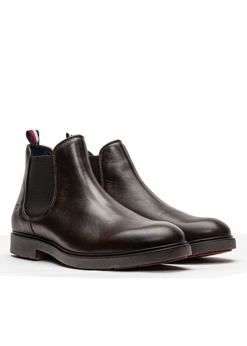 Tommy Hilfiger Elevated Rounded Lth Chelsea