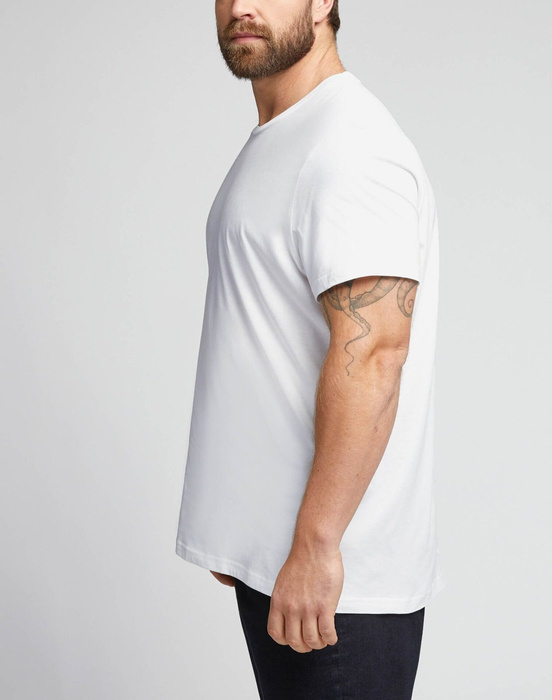 LEE TWIN PACK CREW WHITE 