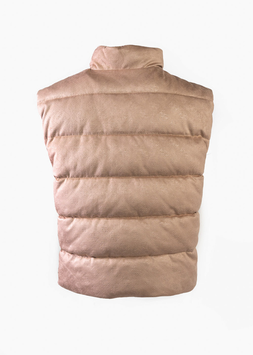 GUESS JOLE SUEDE PUFFER VEST