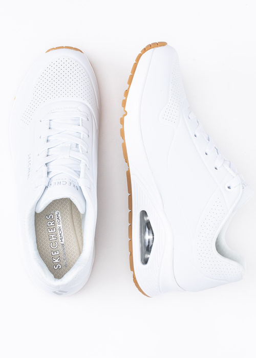 SKECHERS UNO STAND ON AIR 73690-WHT 